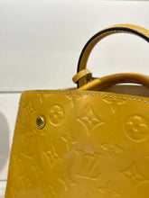 Louis Vuitton Bag, Gold Vernis Patent Leather Monogram Montaigne BB