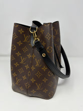 Louis Vuitton Bag, Monogram Canvas & Black Leather NéoNoé MM