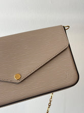 Louis Vuitton Bag, Taupe Epi Felicie Pochette Chain Wallet