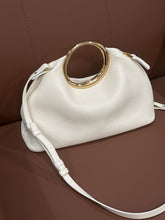 Jacquemus Bag, Ivory Lambskin Le Calino Ring Top Handle Bag