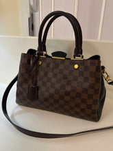 Louis Vuitton Bag, Damier Ebene Cuir Taurillon Brittany Crossbody