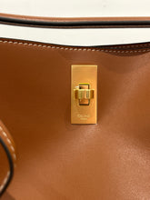 Celine Bag, Saddle Brown Smooth Calfskin Bucket 16 Bag