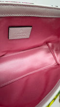 Gucci Bag, White Silk Flora-Motif Print GG Mini Marmont Bag