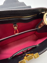 Louis Vuitton Bag, Black Taurillon Leather Capucines BB