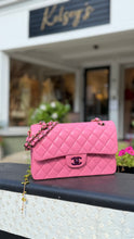 Chanel Bag, 2021 Pink & Yellow Quilted Lambskin Small Classic Double Flap Bag