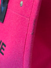Saint Laurent Bag, Fuchsia Pink Wool Rive Gauche Tote