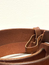 Gucci Brown Leather Silver GG Belt (size 95)