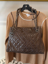 Chanel Bag, 2014 Brown Glazed Caviar CC Crave Tote