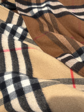 Burberry Check Wool-Cashmere Cape
