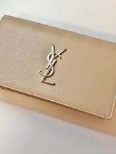 Saint Laurent Bag, Nude Grain De Poudre Classic Kate Monogram Clutch