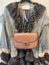 Celine Bag, Dusty Rose Medium Maillon Triomphe Leather Shoulder Bag