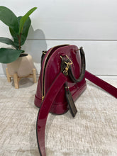 Louis Vuitton Bag, Raspberry Vernis Patent Leather Monogram Alma BB