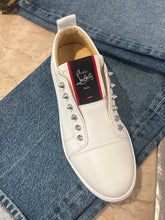 Christian Louboutin Shoes, White Fique A Vontade Sneakers (size 39)