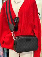 Gucci Bag, GG Supreme Monogram Web Shoulder Bag
