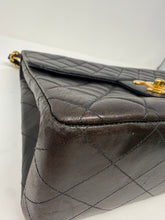 Chanel Bag, 1997 Black Lambskin Quilted XL Jumbo Single Flap