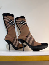 Burberry Shoes, Vintage Check 105 Sock Boots (size 37)