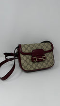 Gucci Bag, GG Supreme Monogram Horsebit 1955 Soft Small Shoulder Bag