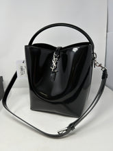 Saint Laurent Bag, Black Patent Calfskin Le 37 Bucket Bag