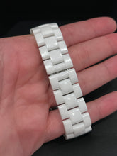Chanel J12 Chronograph White Ceramic & Stainless Steel with Diamonds