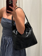Chanel Bag, 2022 Black on Black Shiny Calfskin Quilted Chanel 22 Hobo Bag