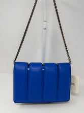 Alexander McQueen Bag, Blue Calfskin Small Slash Bag