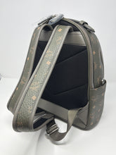MCM Bag, Olive Green Leather Stark Small Backpack
