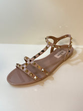 Valentino Shoes, Nude Rockstud Flat Sandals (size 38)