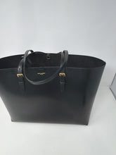 Saint Laurent Bag, Black Leather East/West Shopping Tote