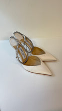 Jimmy Choo Shoes, Ivory Saeda 100 Embellished Pointed Toe Pumps (size 36)