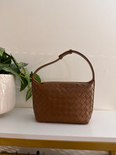 Bottega Veneta Bag, Wood Brown Nappa Intrecciato Mini Wallace Shoulder Bag