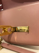 Celine Bag, Dusty Rose Medium Maillon Triomphe Leather Shoulder Bag