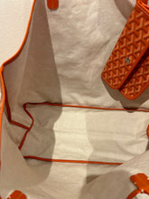 Goyard Bag, Orange Goyardine Saint Louis GM Tote