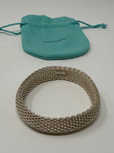 Tiffany & Co. Sterling Silver Somerset Mesh Bangle Bracelet