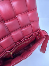 Bottega Veneta Bag, Dark Red Nappa Maxi Intreccio Padded Cassette Crossbody Bag