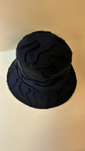 Christian Dior Navy Camouflage Logo Bucket Hat