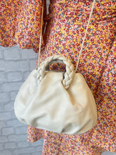 Hereu Bag, Ivory Leather Bombon Small Crossbody