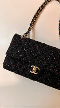 Chanel Bag, Black Sequin & Tweed Medium Double Flap Bag