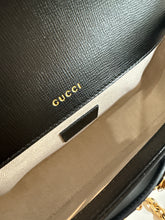 Gucci Bag, Black Horsebit 1955 Embellished Textured-Leather Bag