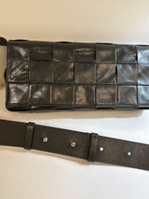 Bottega Veneta Bag, Dark Olive Calfskin Intrecciato Stretch Cassette Crossbody