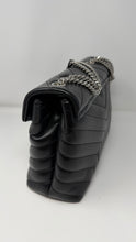 Saint Laurent Bag, Black Quilted Leather Loulou Medium Chain Bag
