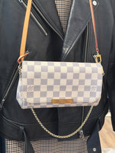 Louis Vuitton Bag, Damier Azur Canvas Favorite PM Crossbody
