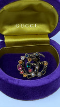 Gucci Crystal Double G Cocktail Ring