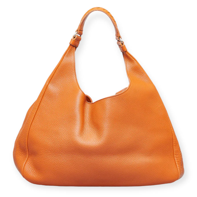 Bottega Veneta Bag, Orange Campana Leather Hobo Bag