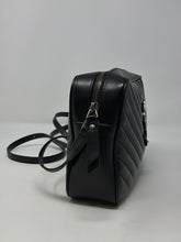 Saint Laurent Bag, Black Calfskin Matelasse Monogram Lou Camera Bag