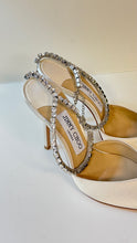 Jimmy Choo Shoes, Ivory Saeda 100 Embellished Pointed Toe Pumps (size 36)