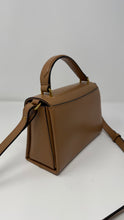 Mulberry Sable High Gloss Leather Small Lana Top Handle