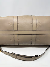 Louis Vuitton Bag, Tourterelle Empreinte Monogram Giant Keepall Bandouliere 45