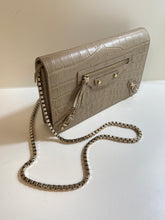 Balenciaga Bag, Croc-Embossed Calfskin Leather Neo Classic Chain Wallet