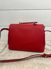 Christian Dior Bag, Red Vermillon Taurillon Leather Be Dior Medium Flap Bag