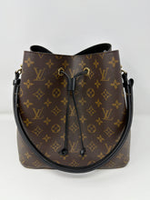 Louis Vuitton Bag, Monogram Canvas & Black Leather NéoNoé MM